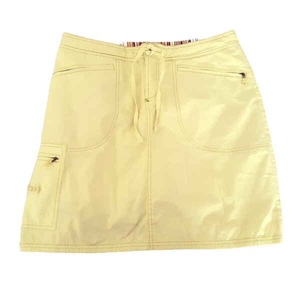 Athleta Skirts Athleta Skort Cargo Zip Pockets Cotton Stretch Golf